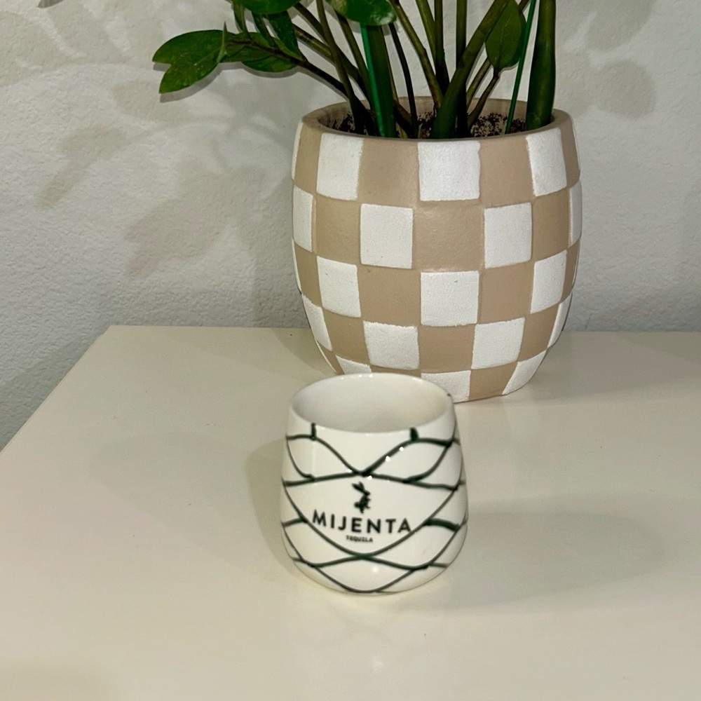 (Bundle 3 for $15) Mijenta Tequila Ceramic Cup